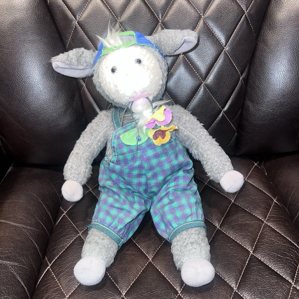 Hallmark Crayola 14" Gallagher Goat Storybook Friends Plush 1997 Vintage